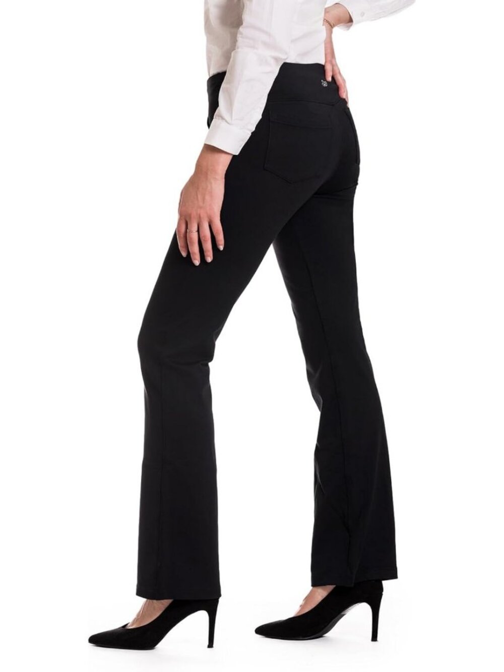 5-Pocket Bootcut Yoga Dress Pants for Work | 27"-37" Inseam | Comfortable